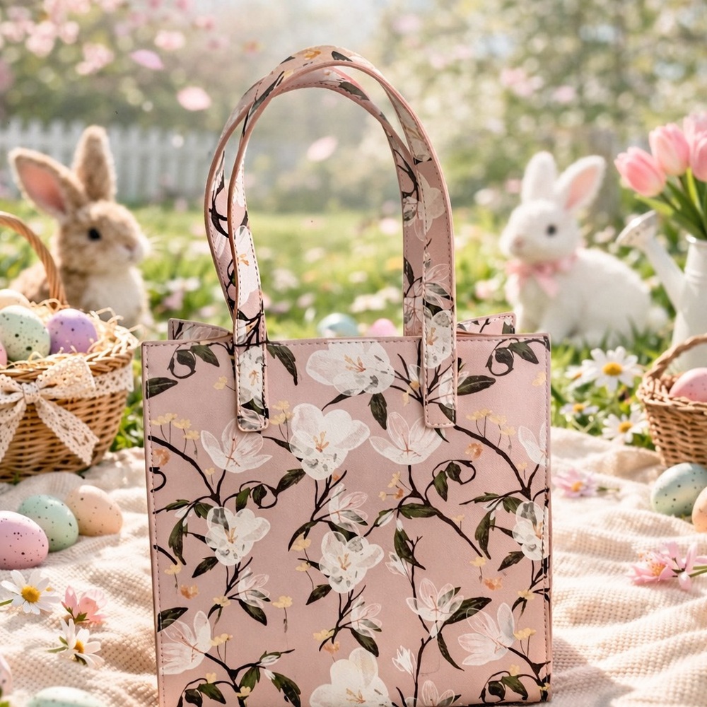 Ted Baker Icon Floral Pink Tote Bag
